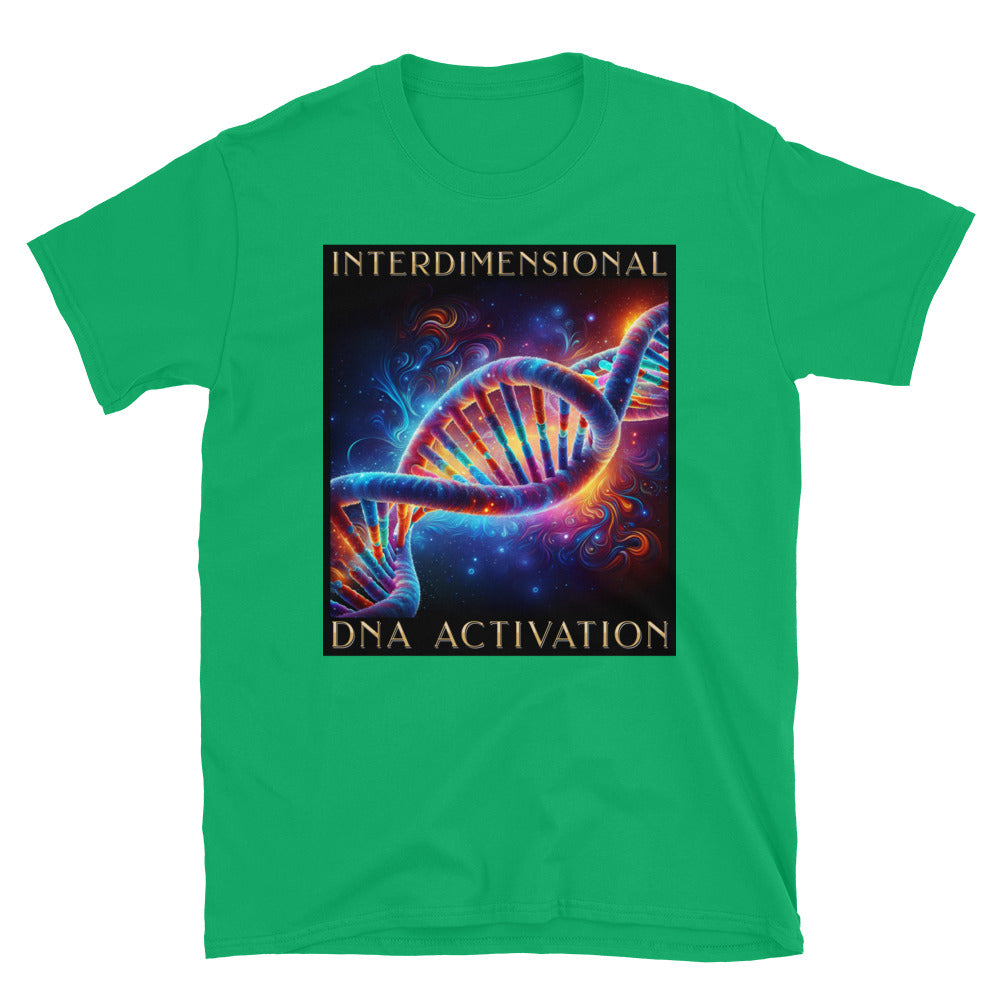 Interdimensional DNA Activation TShirt - Irish Green Color - https://ascensionemporium.net